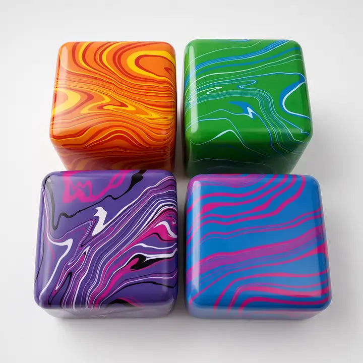 Squeeze Marble Cube - Multiple Colors! - KaraMarie