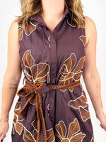 Cocoa Blossom Mini Dress {S-L} - KaraMarie