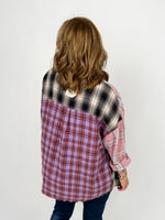 Plaid Mash-Up Flannel {S-3X} - KaraMarie