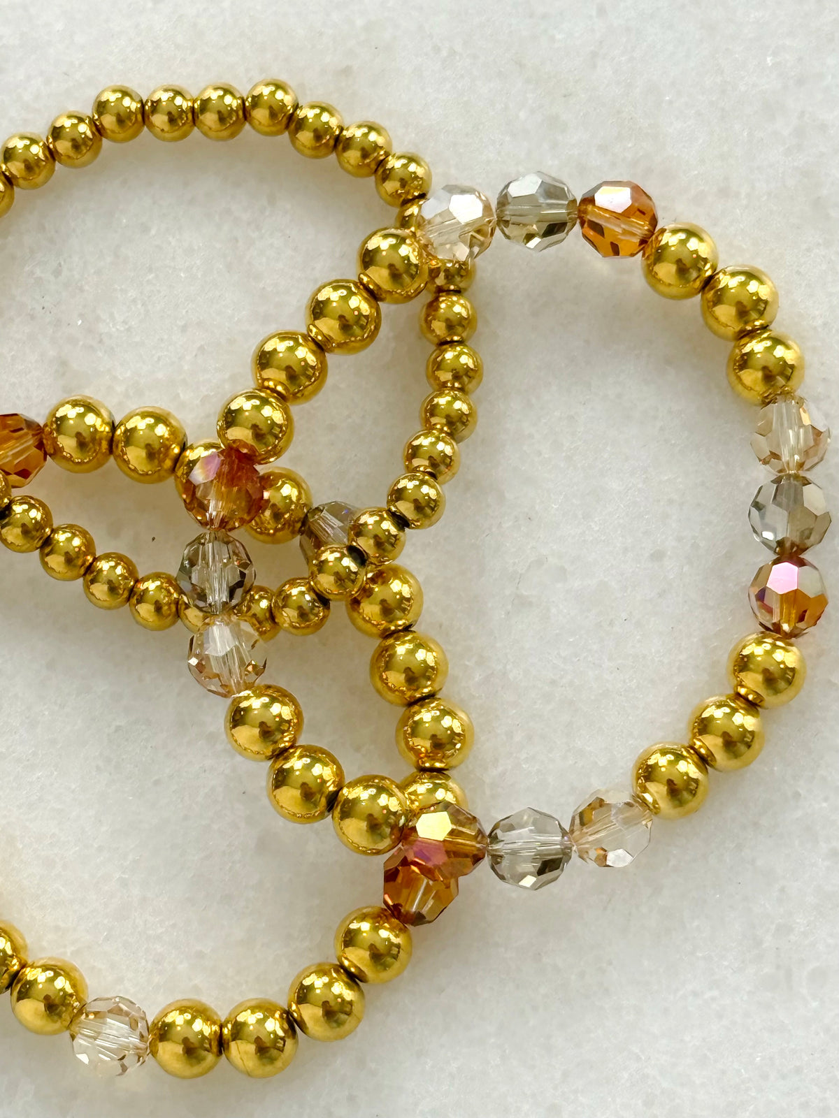 The Golden Goddess Bracelet Stack :: Golden Hour Collection
