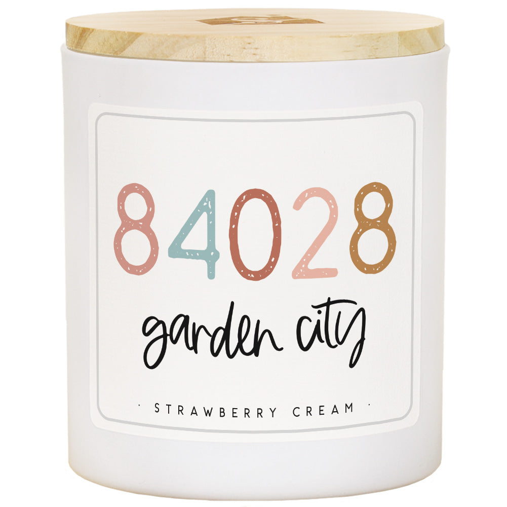 53024 Grafton Zip Code Candle (Strawberry Cream)