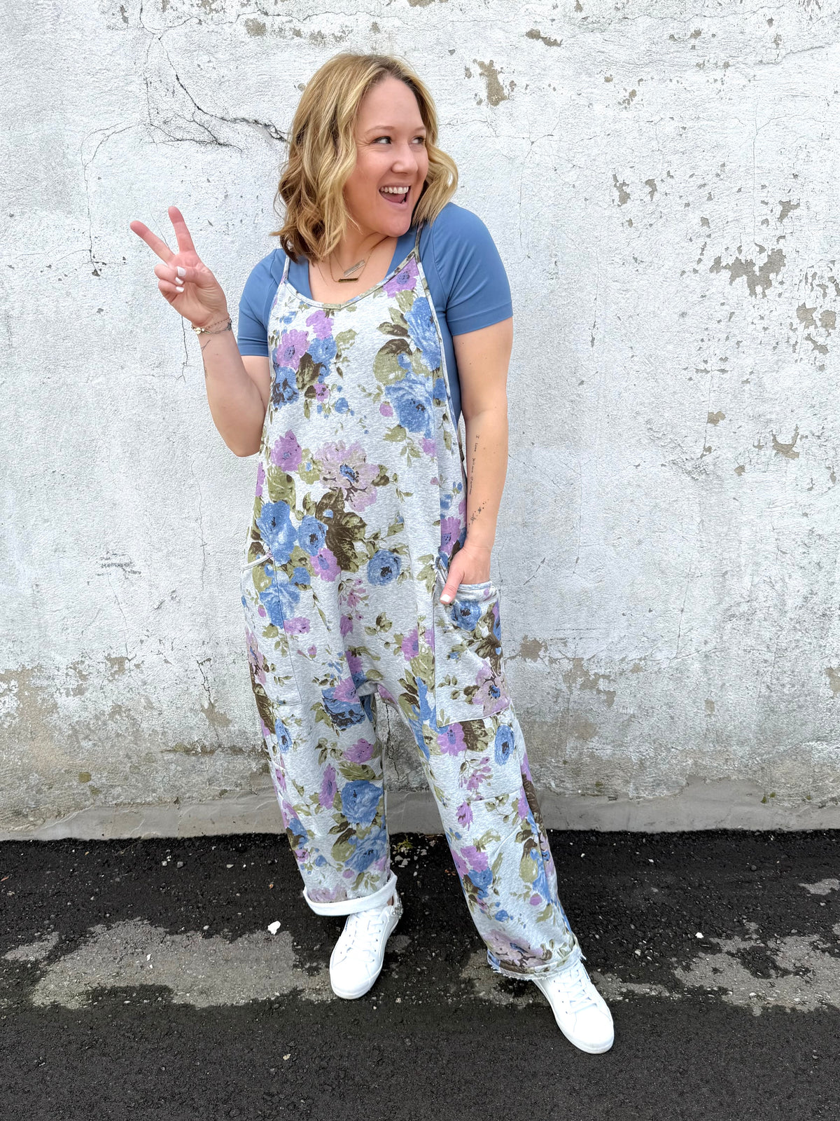 Chill Bloom Harem Jumpsuit {S-3X} - KaraMarie