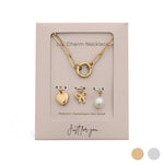 Charm Necklace Gift Set {Multiple Styles! Gold/Silver Metal} - KaraMarie