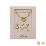 Charm Necklace Gift Set {Multiple Styles! Gold/Silver Metal} - KaraMarie