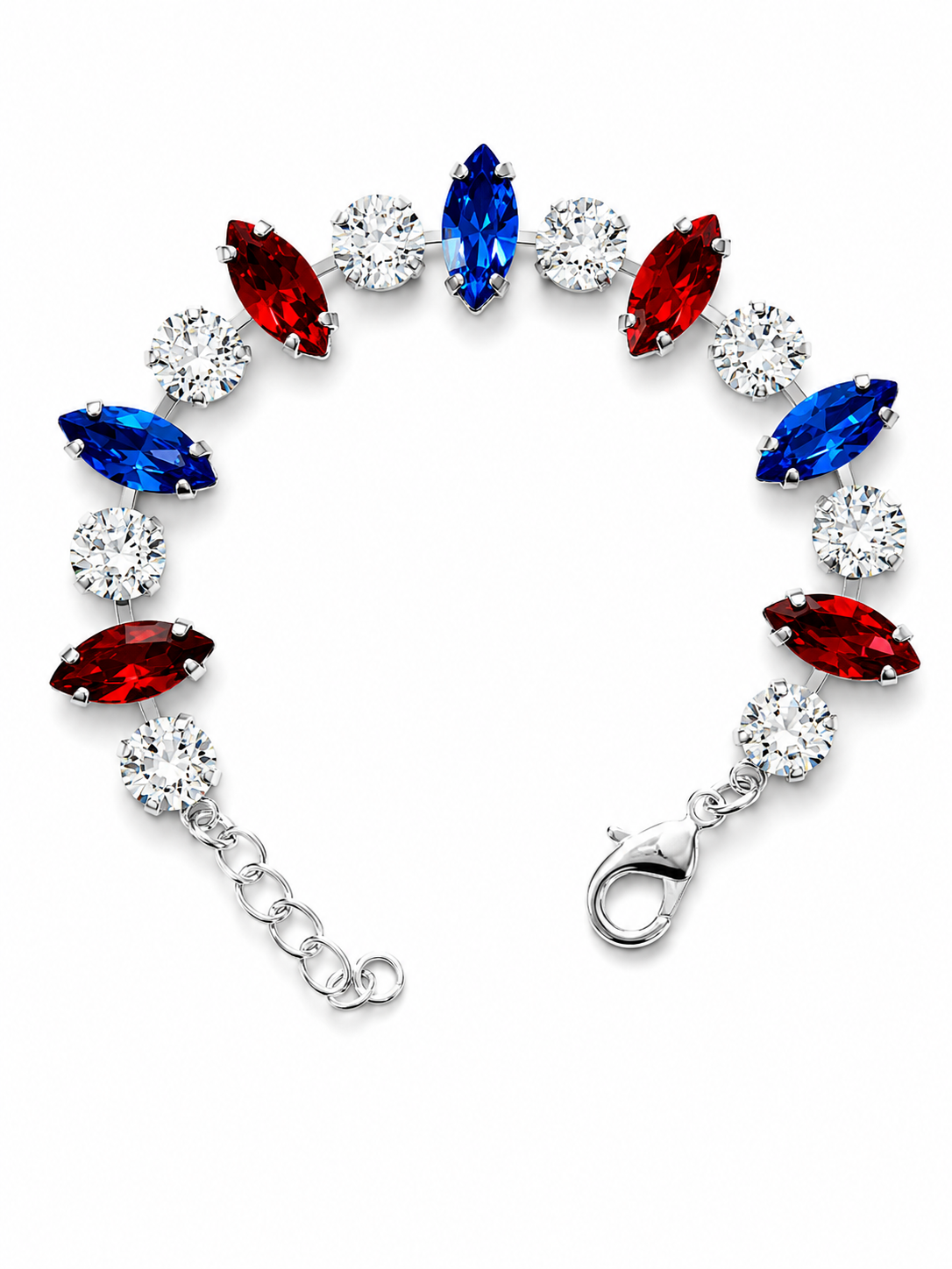Party in the USA Collection :: Marquise Diamonds Bracelet - KaraMarie