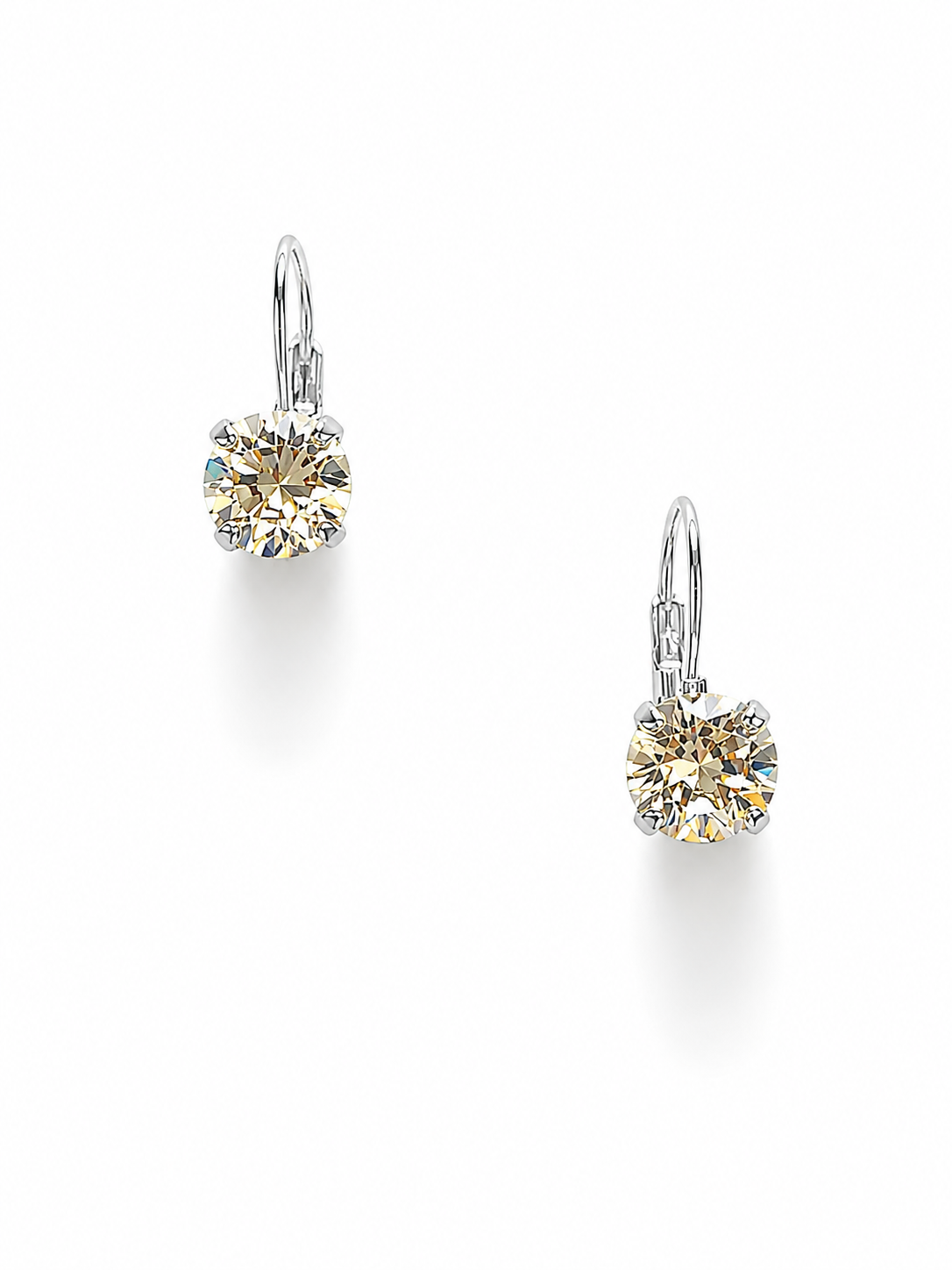 8mm Drop OR Post in Crystal