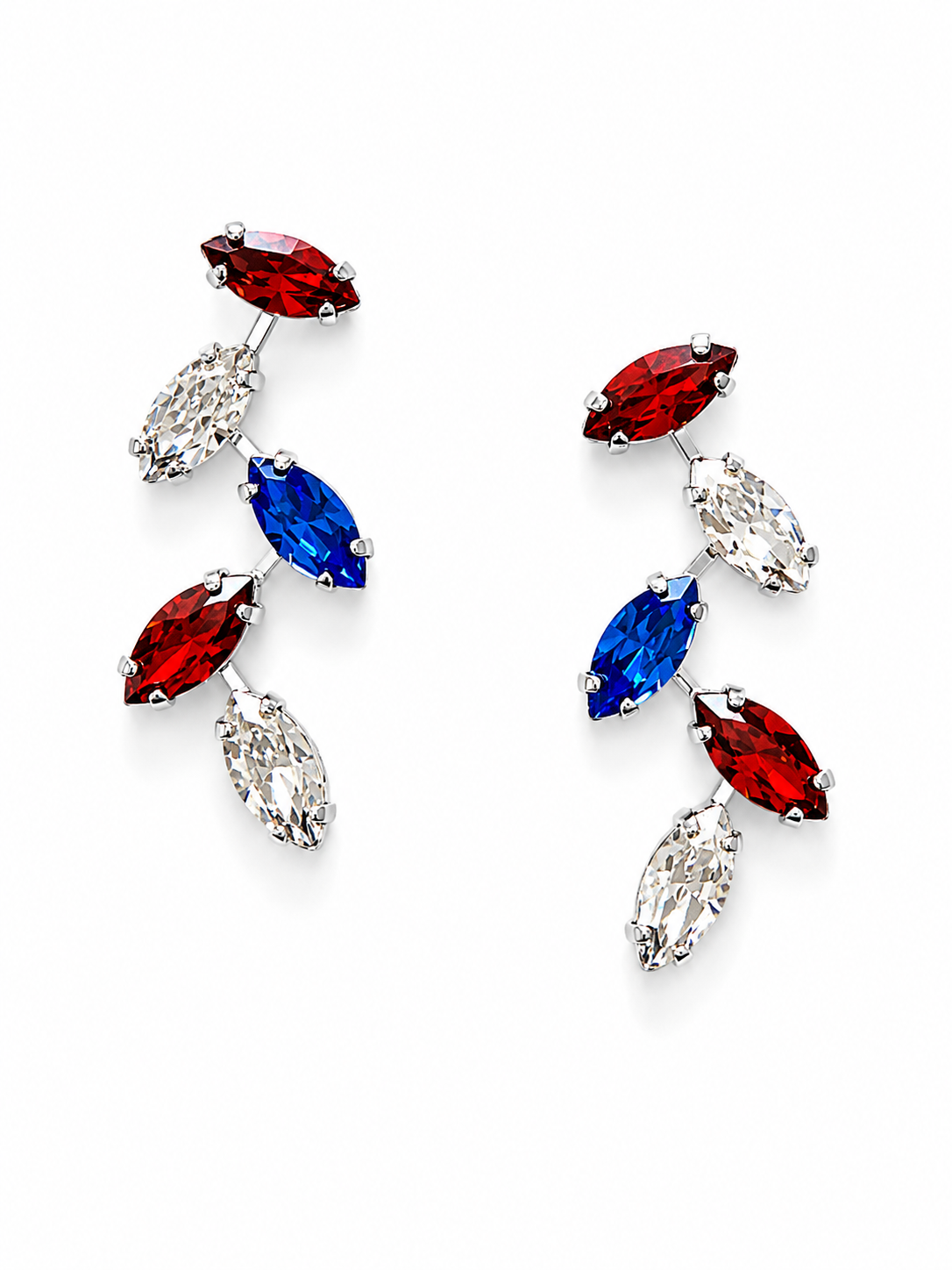 Party in the USA Collection :: Zig Zag Earrings