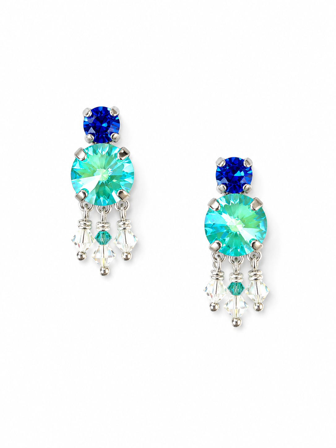 Ocean Waves Fringe Earrings