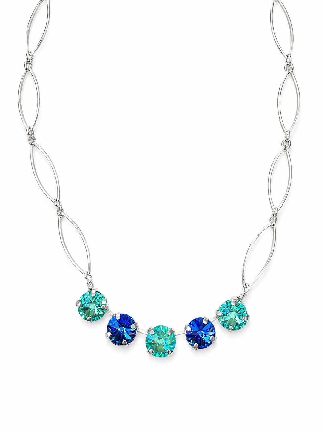 Pops of Blue Necklace