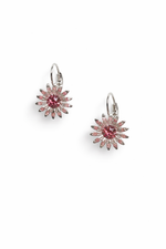 Ditsy Flower Earrings in Iris - KaraMarie