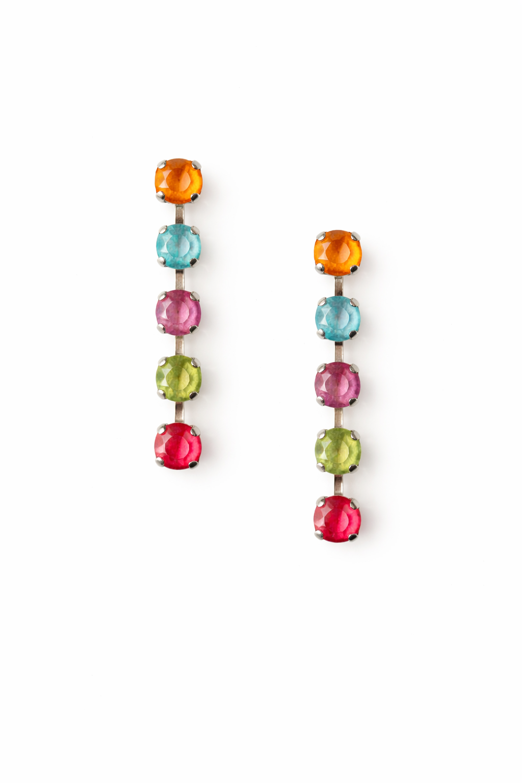 Tropics Collection :: Long Polka Dot Earrings