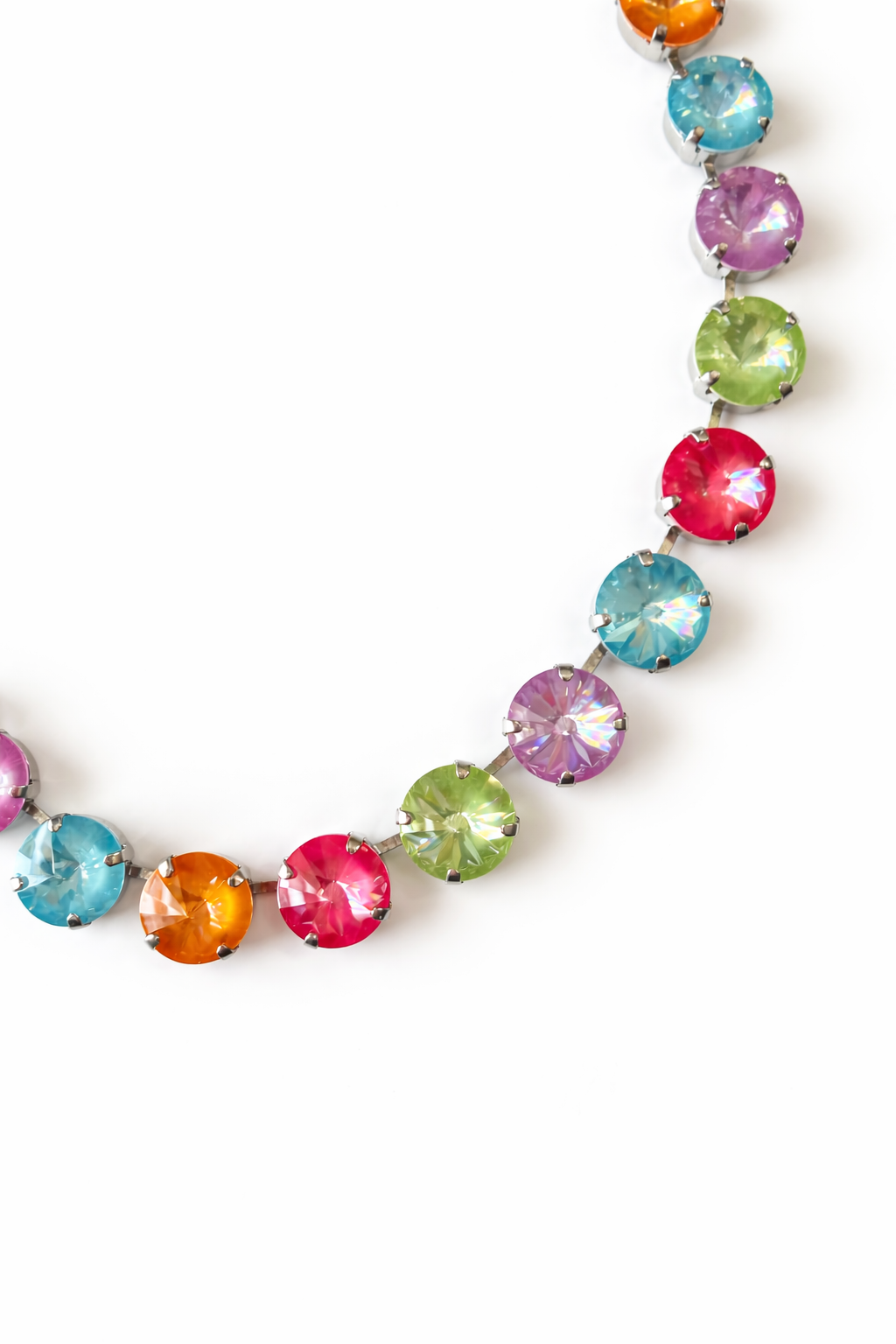 Tropics Collection :: 12mm Partial Diamonds Necklace