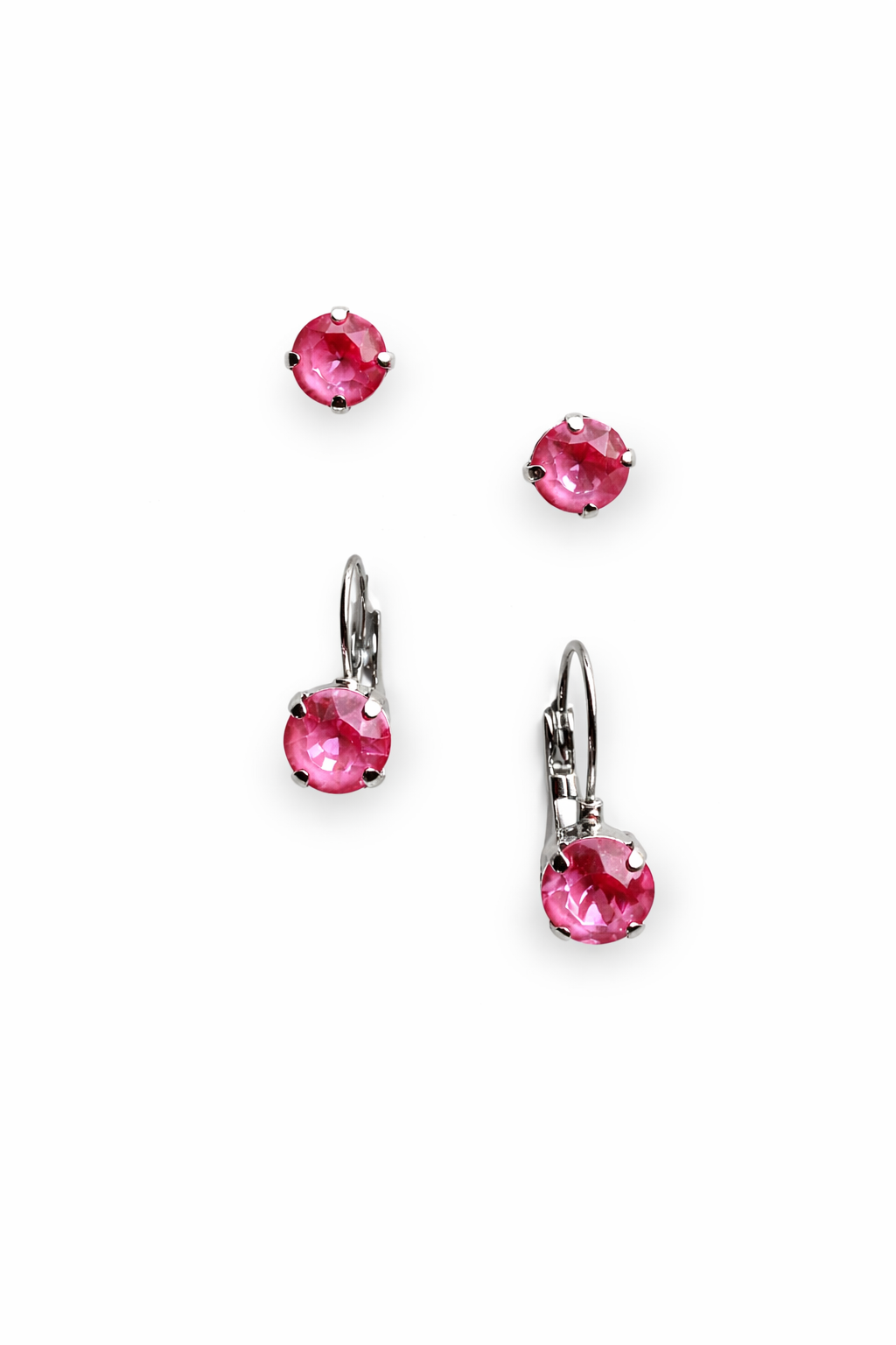 8mm Drop OR Post in Dahlia Ignite {NEW COLOR!}