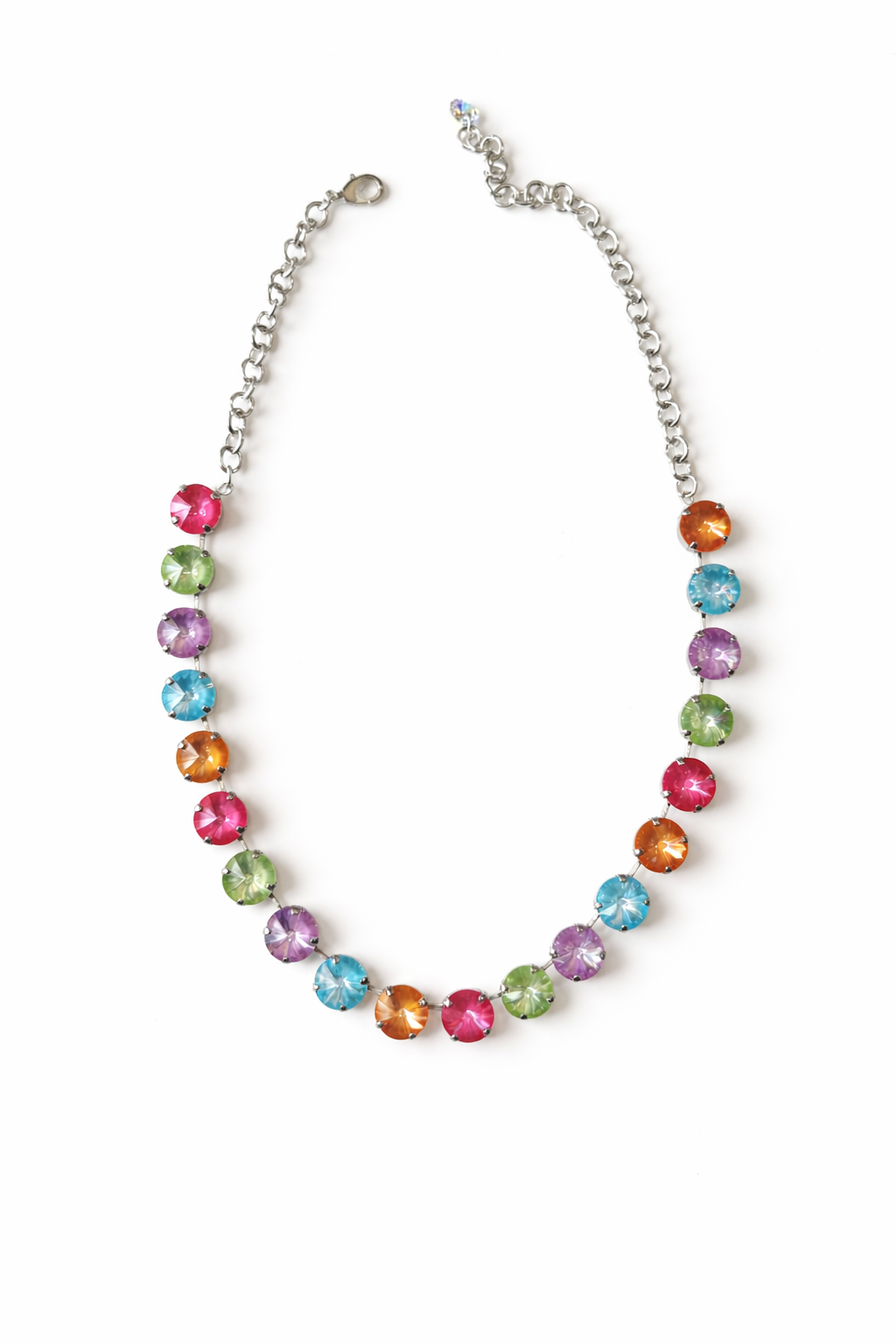 Tropics Collection :: 12mm Partial Diamonds Necklace
