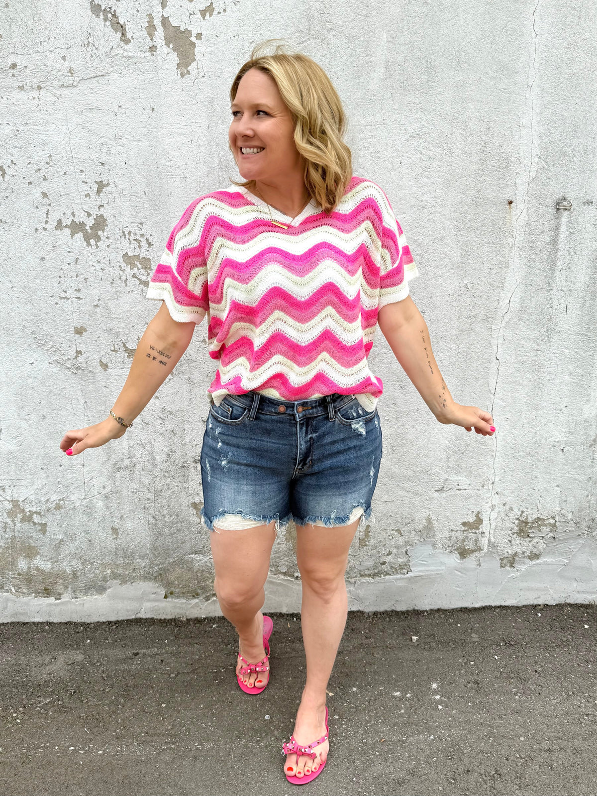 Soft Ripple Sweater Top {S-XL} - KaraMarie