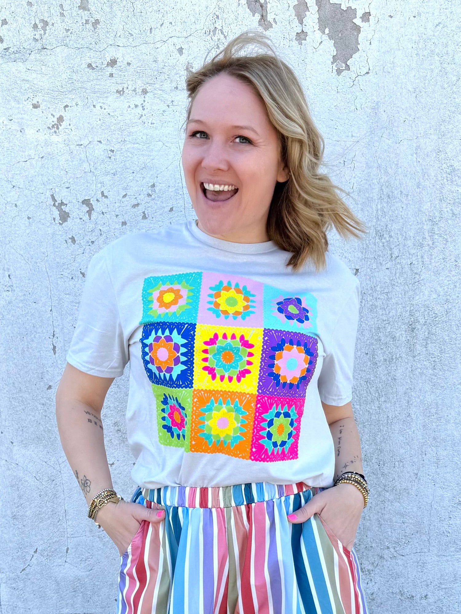 Prism Patch Tee {S-3X} - KaraMarie