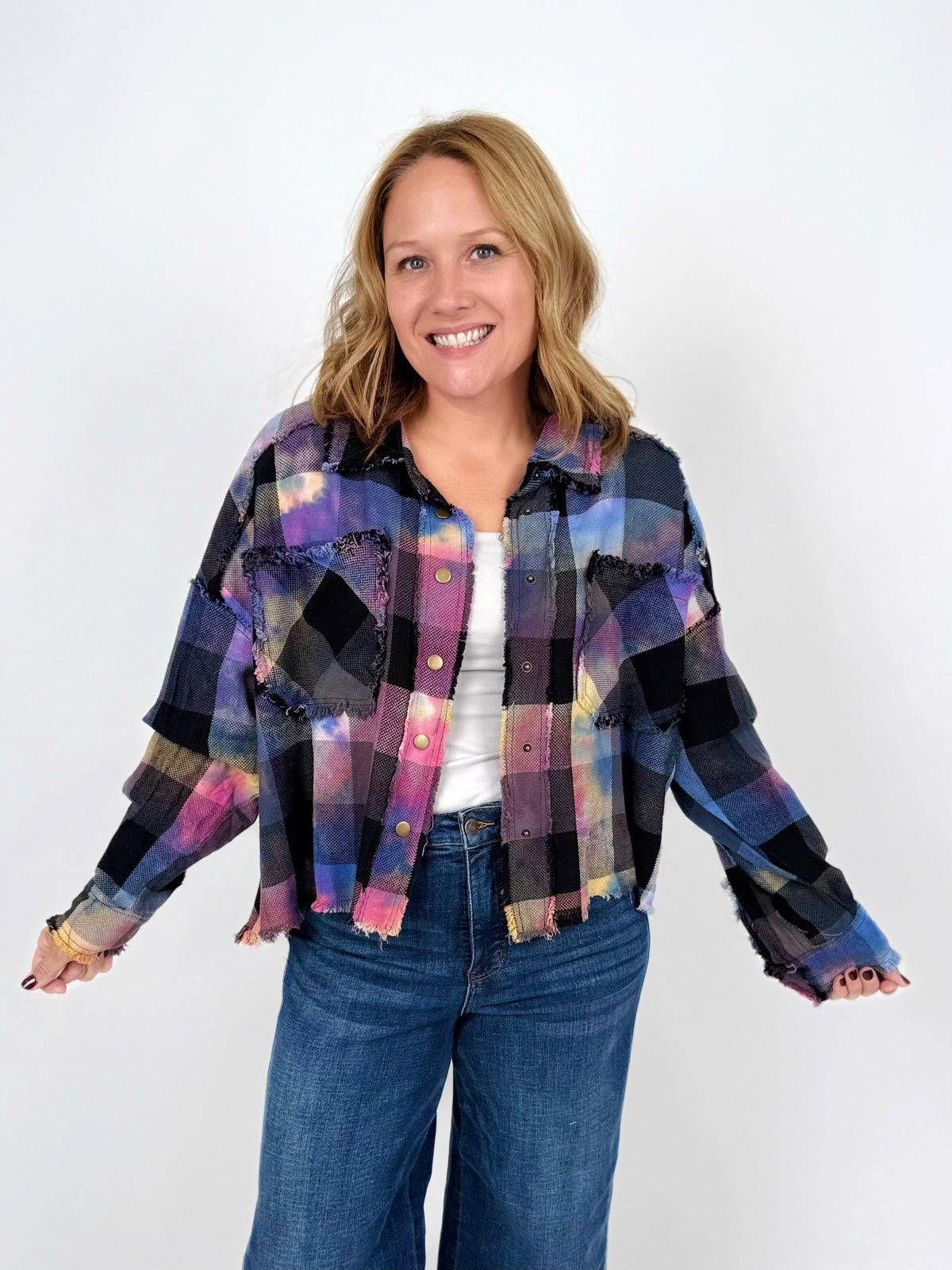 Checkmate Colors Shacket {S-L} - KaraMarie