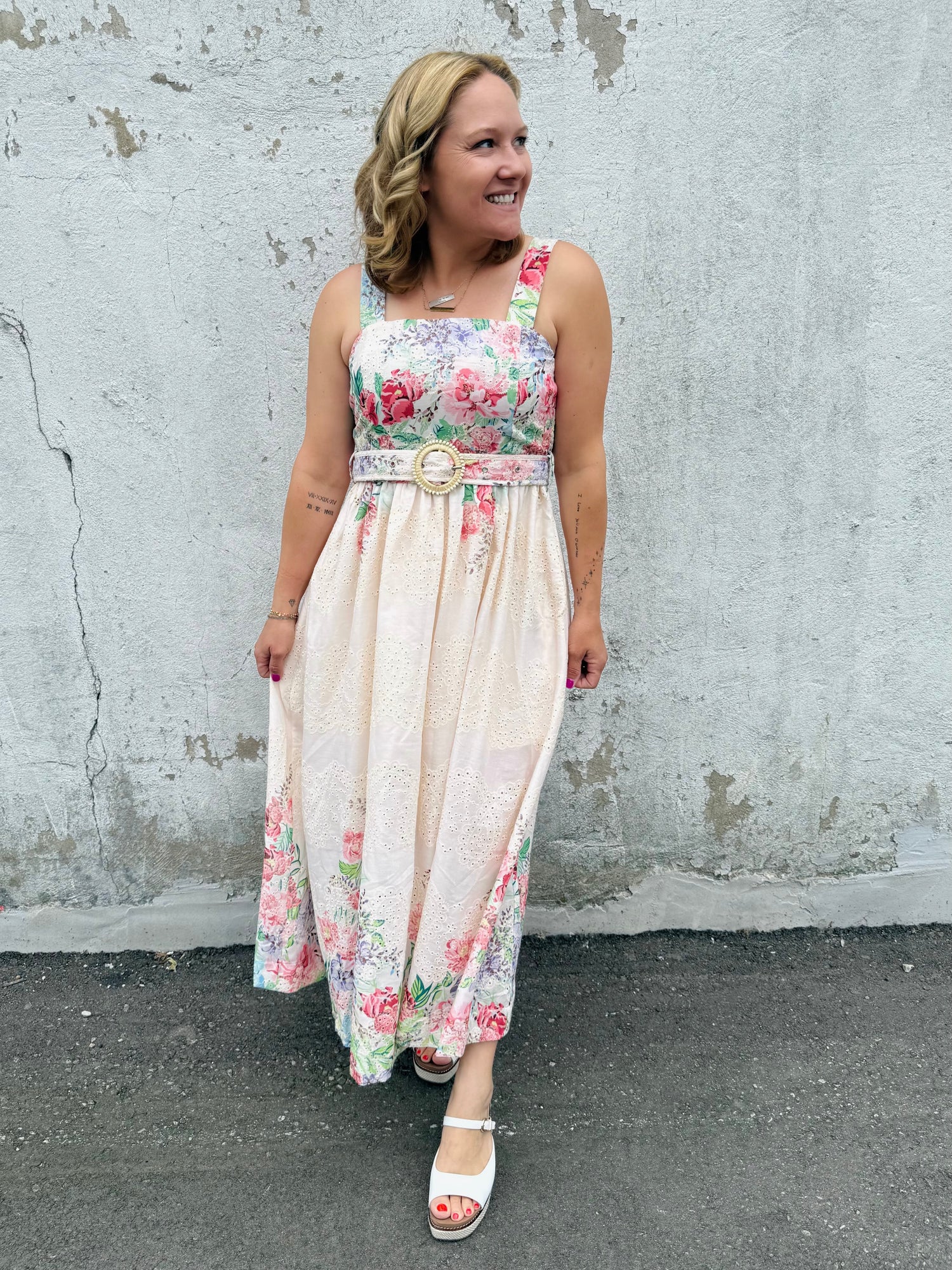Budding Romance Dress - Coral {S-L}