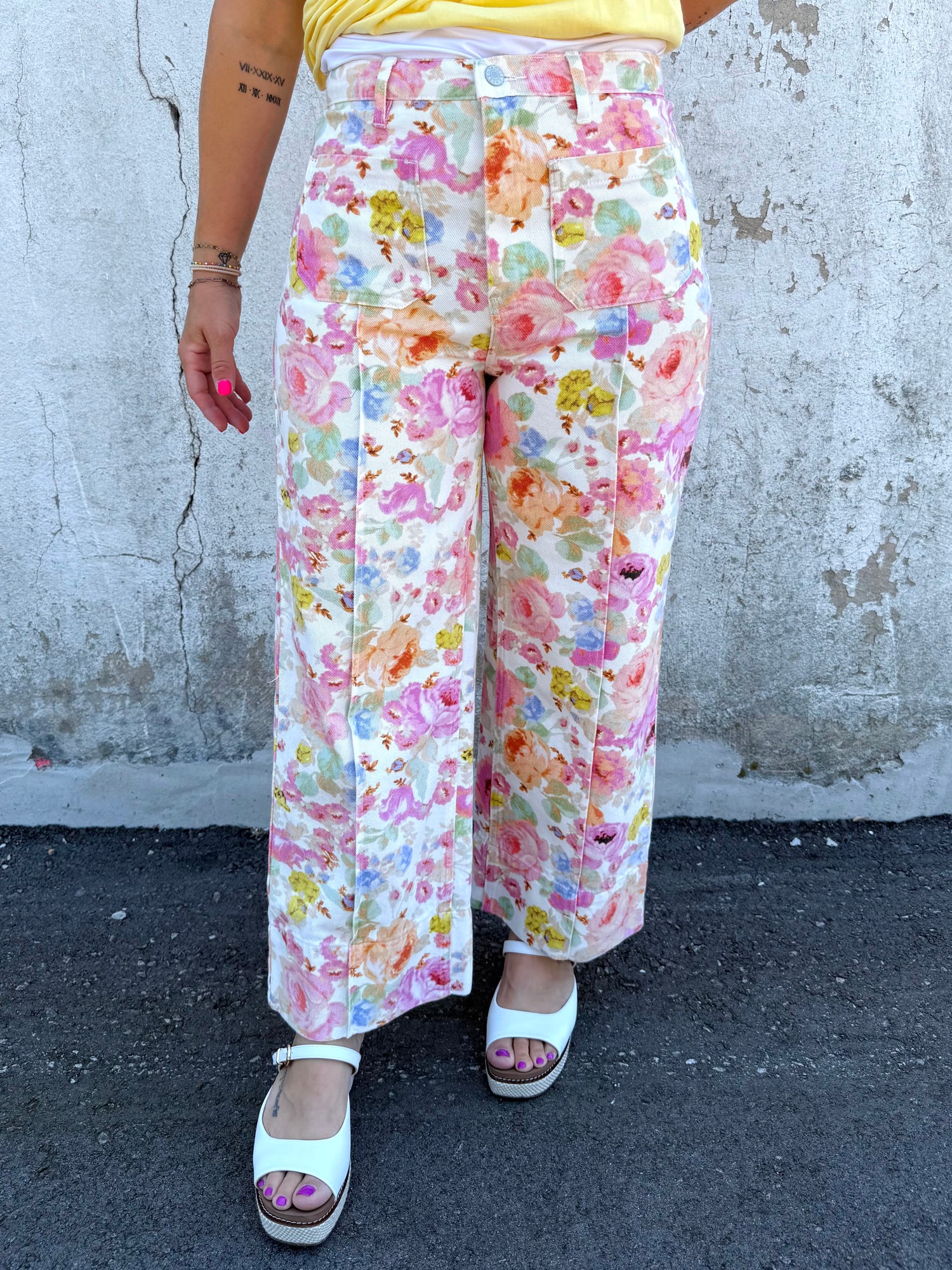 Fresh Blooms Wide-Leg Pants {S-L}