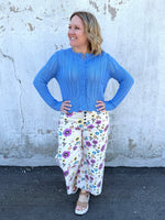 Bluebell Pointelle Knit Top {S-3X} - KaraMarie
