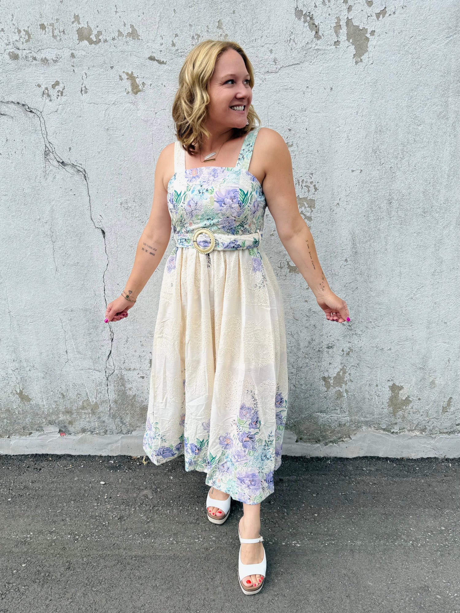 Budding Romance Dress - Lavender {S-L}