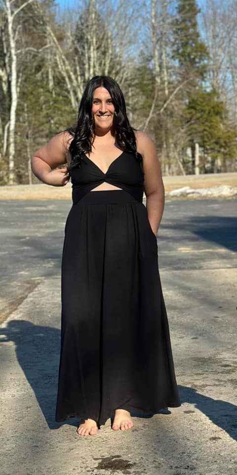 Knotted Bliss Maxi Dress in Black {S-3X} - KaraMarie