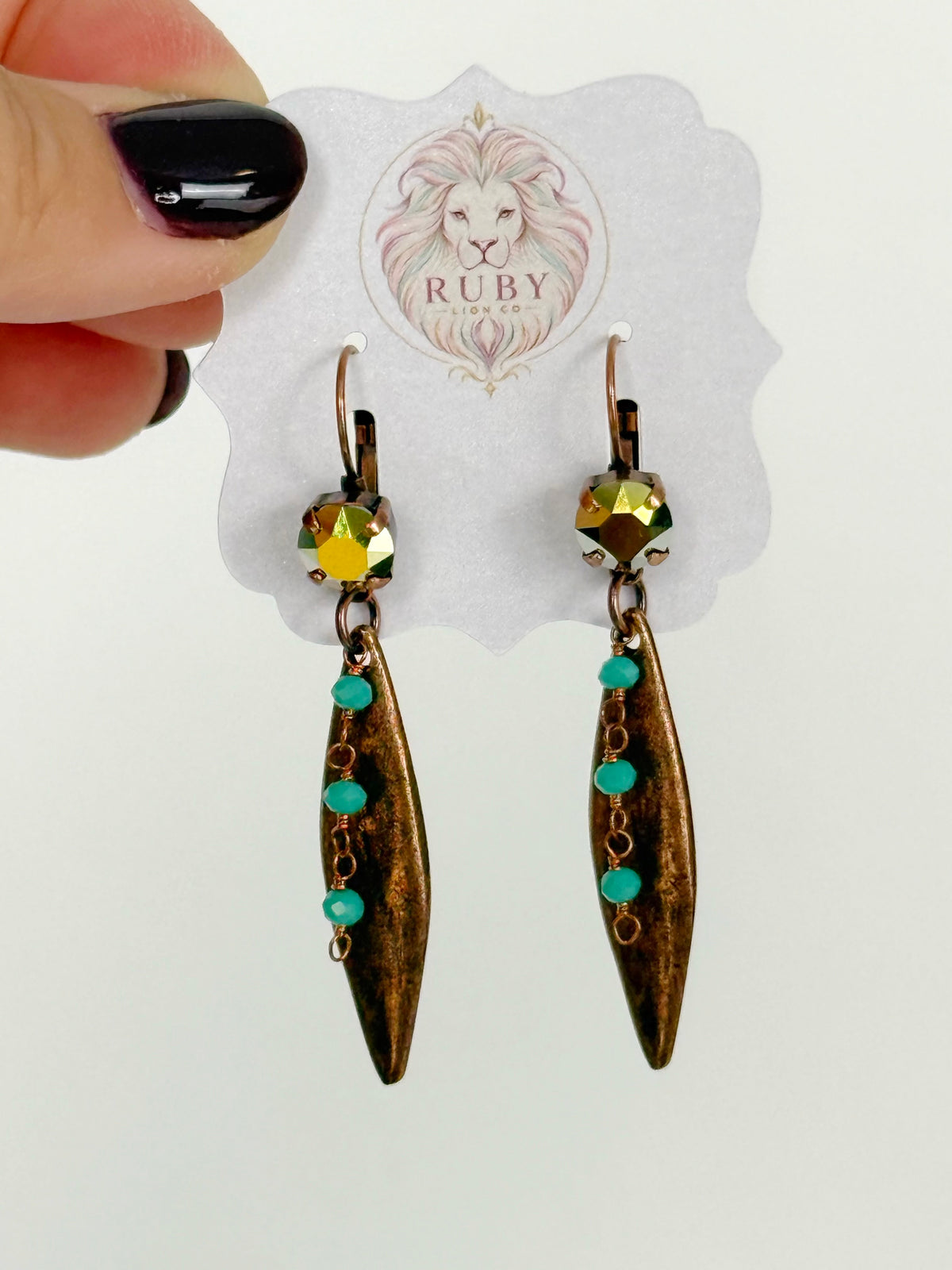 The Desert Jade Earrings :: Sage Canyon Collection
