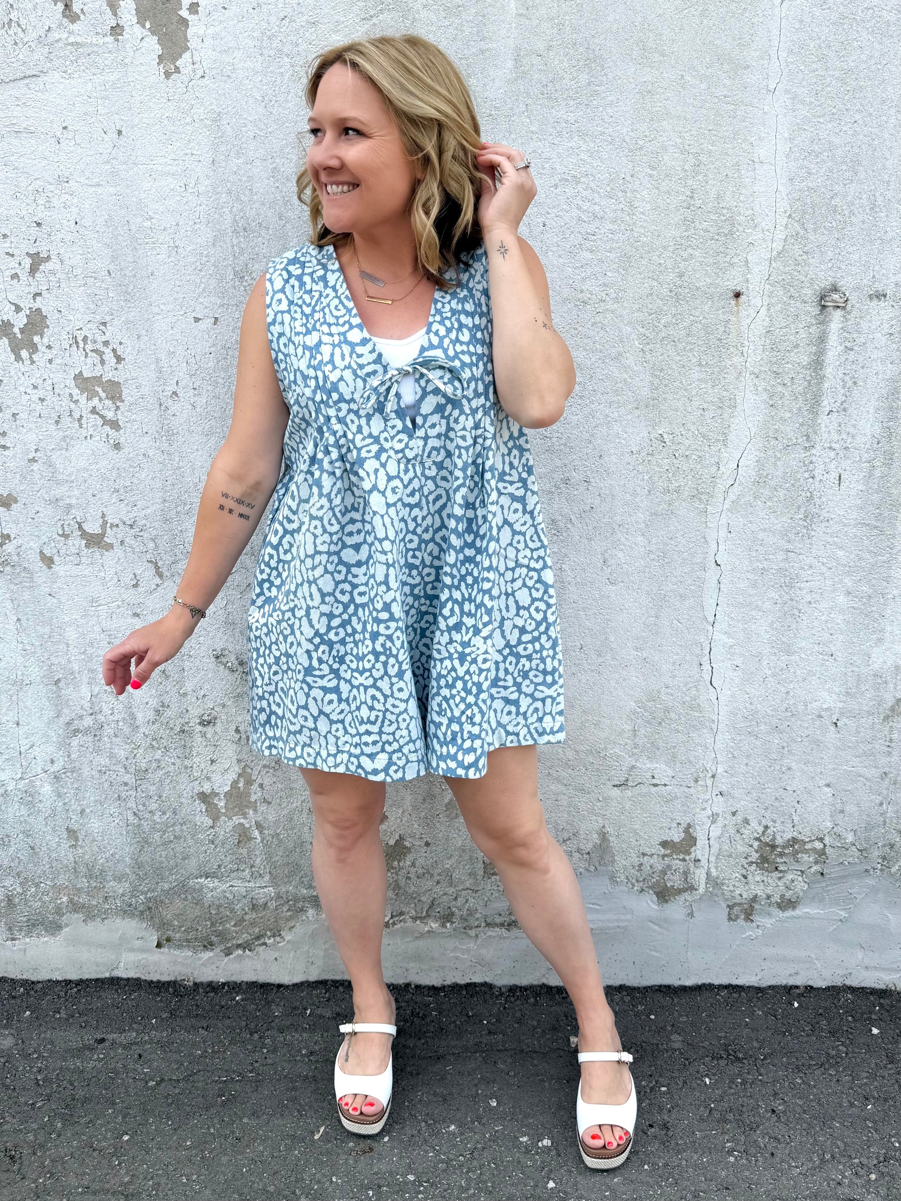 Wild Wash Romper {S-3X} - KaraMarie