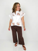 Bloom Stitch Blouse {S-L} - KaraMarie