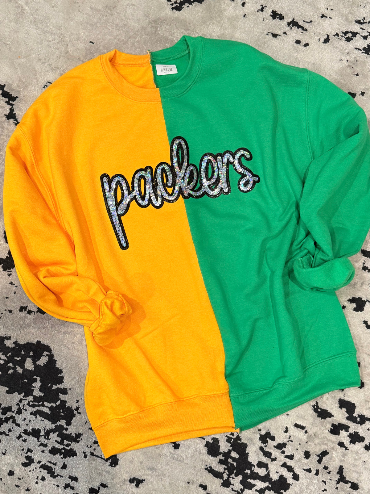 PACKERS Sideline Spirit Sequin Sweatshirt {S-3X}