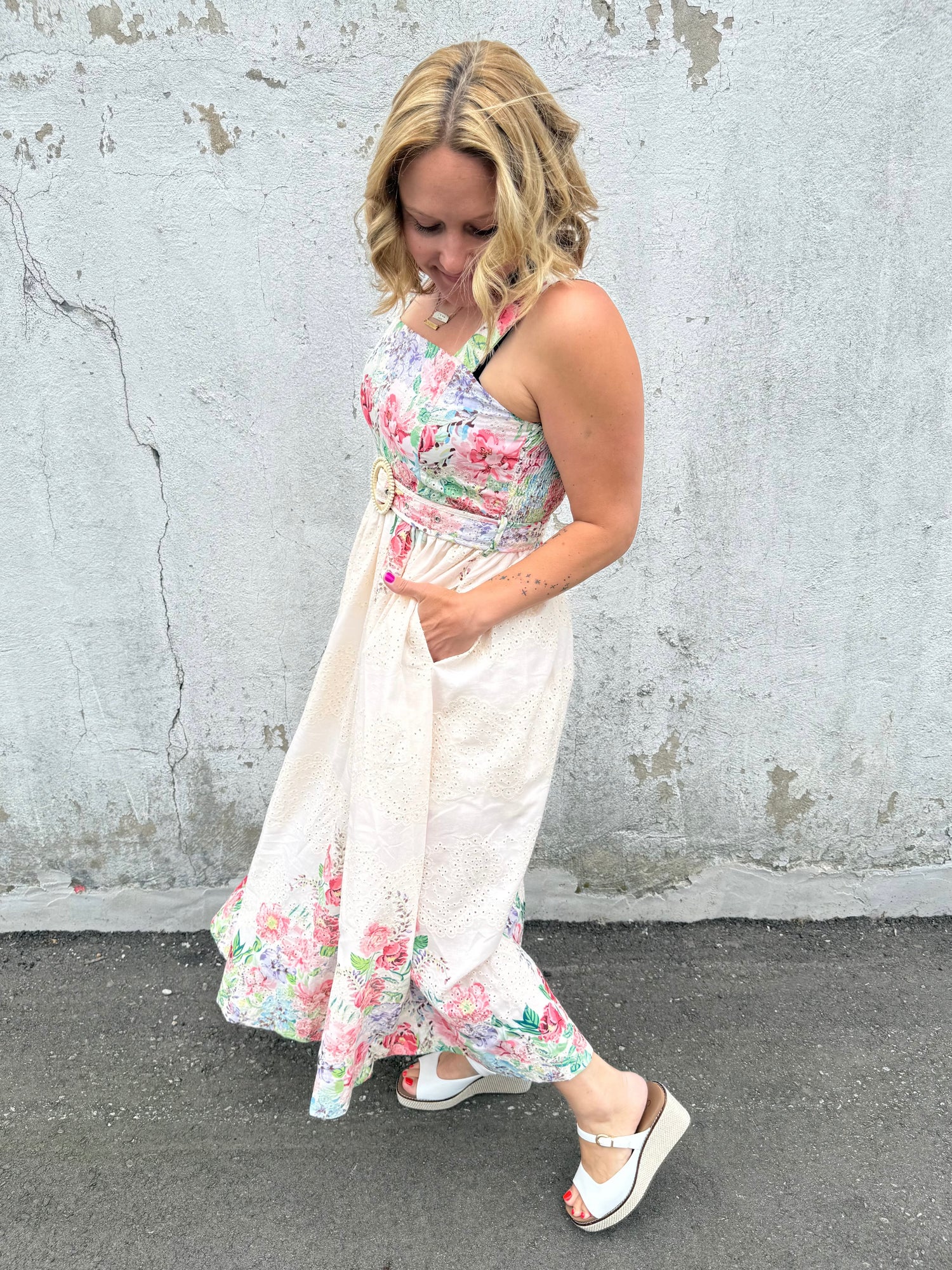 Budding Romance Dress - Coral {S-L}