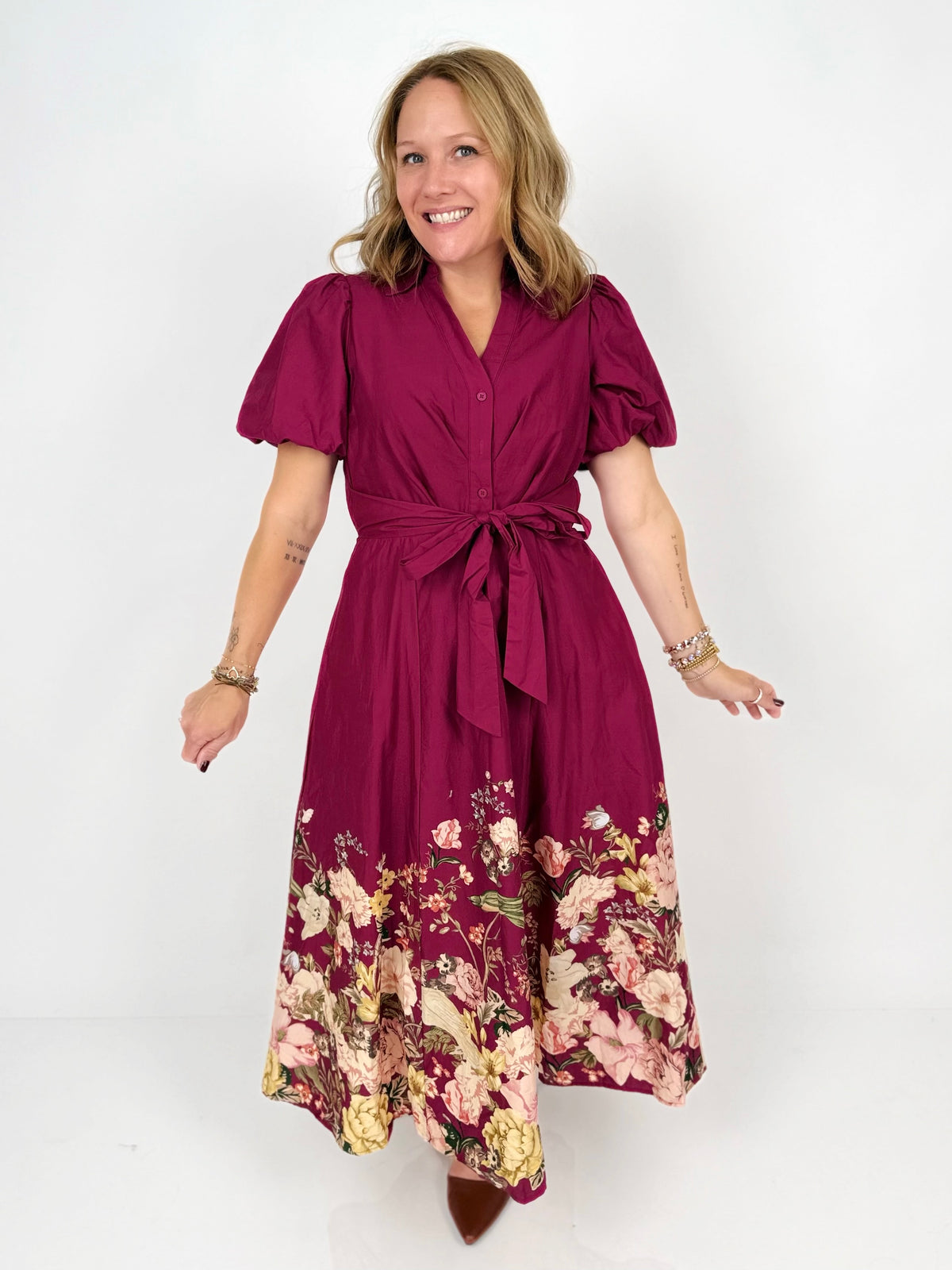 Blossom Bow Dress {S-L} - KaraMarie