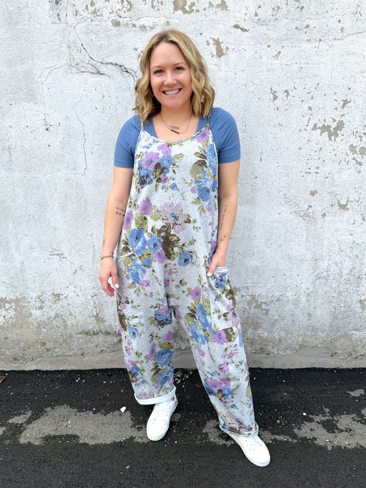 Chill Bloom Harem Jumpsuit {S-3X} - KaraMarie