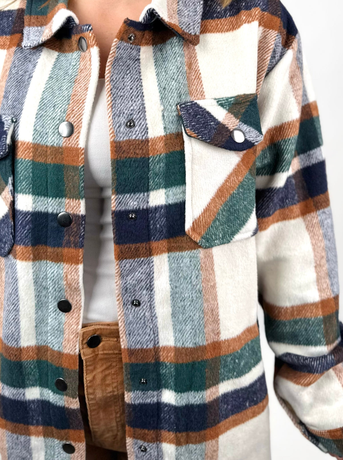 MM Norah Plaid Shacket - Harvest Plaid {S-3X} - KaraMarie