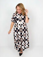 Modern Mosaic Shirt Dress {S-2X} - KaraMarie