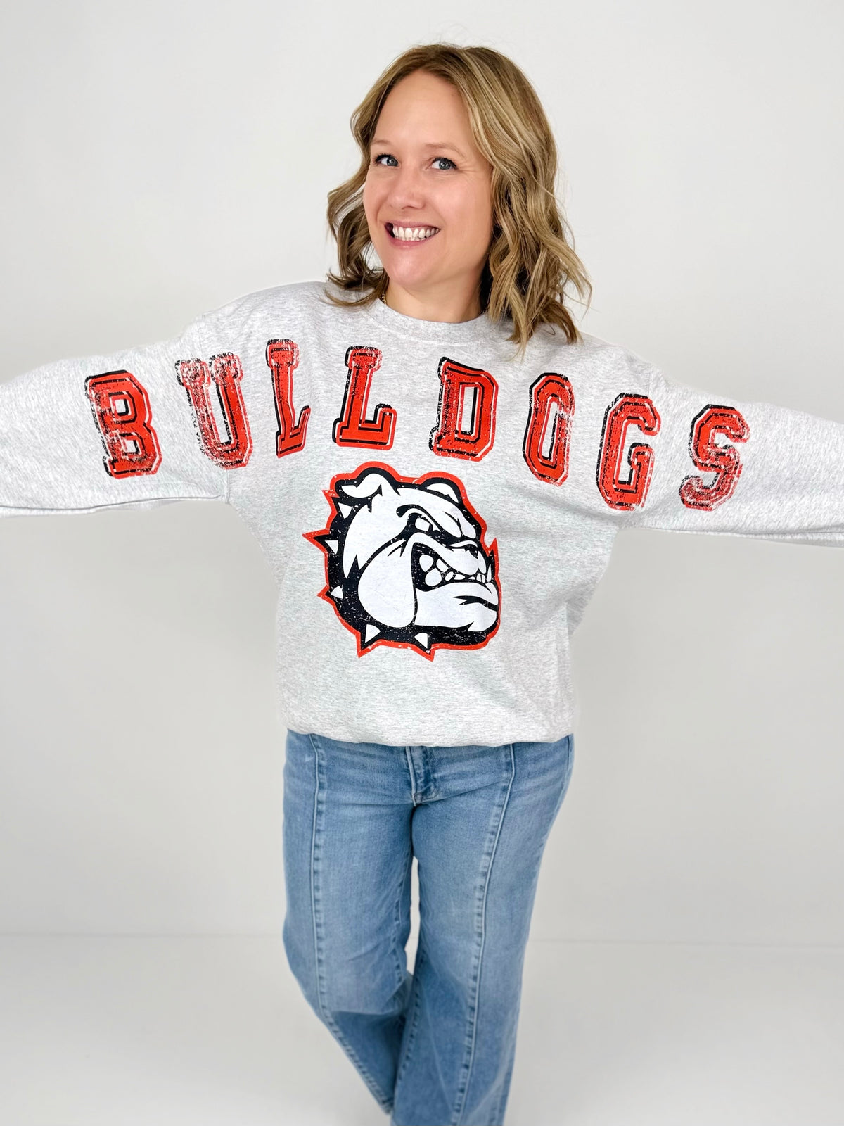 BULLDOGS Game Day Graffiti Sweatshirt {S-3X}