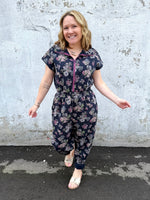 Zipline Bloom Jumpsuit {S-3X} - KaraMarie
