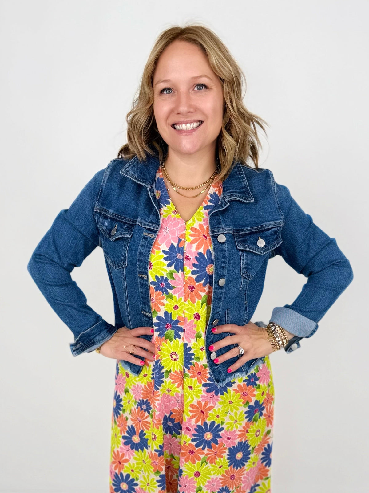 Cut Loose Denim Jacket {Size S-3X} - KaraMarie
