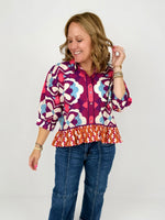 Petal Press Blouse {S-L} - KaraMarie