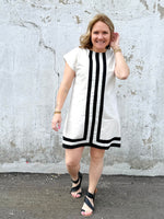 Sandbar Stripe Linen Dress {S-L} - KaraMarie
