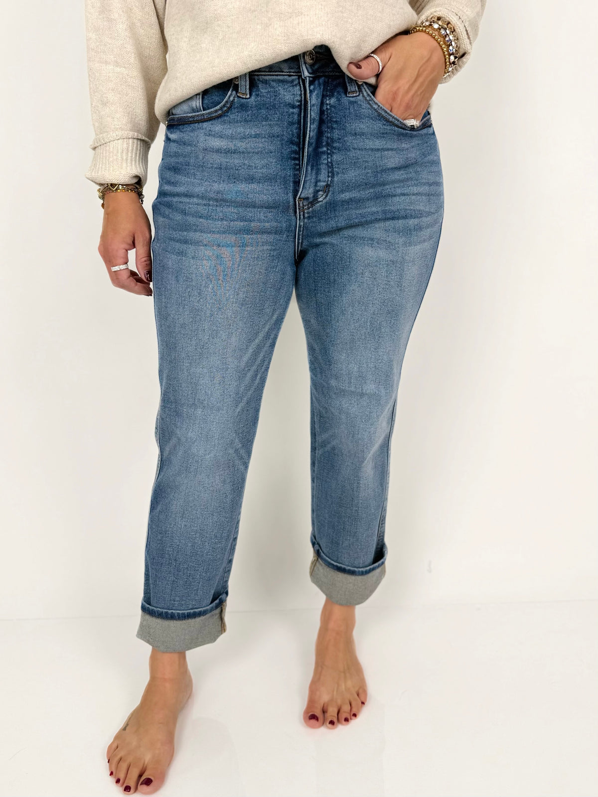 Judy Blue Peggy Ankle Straight Jeans {0-18W}