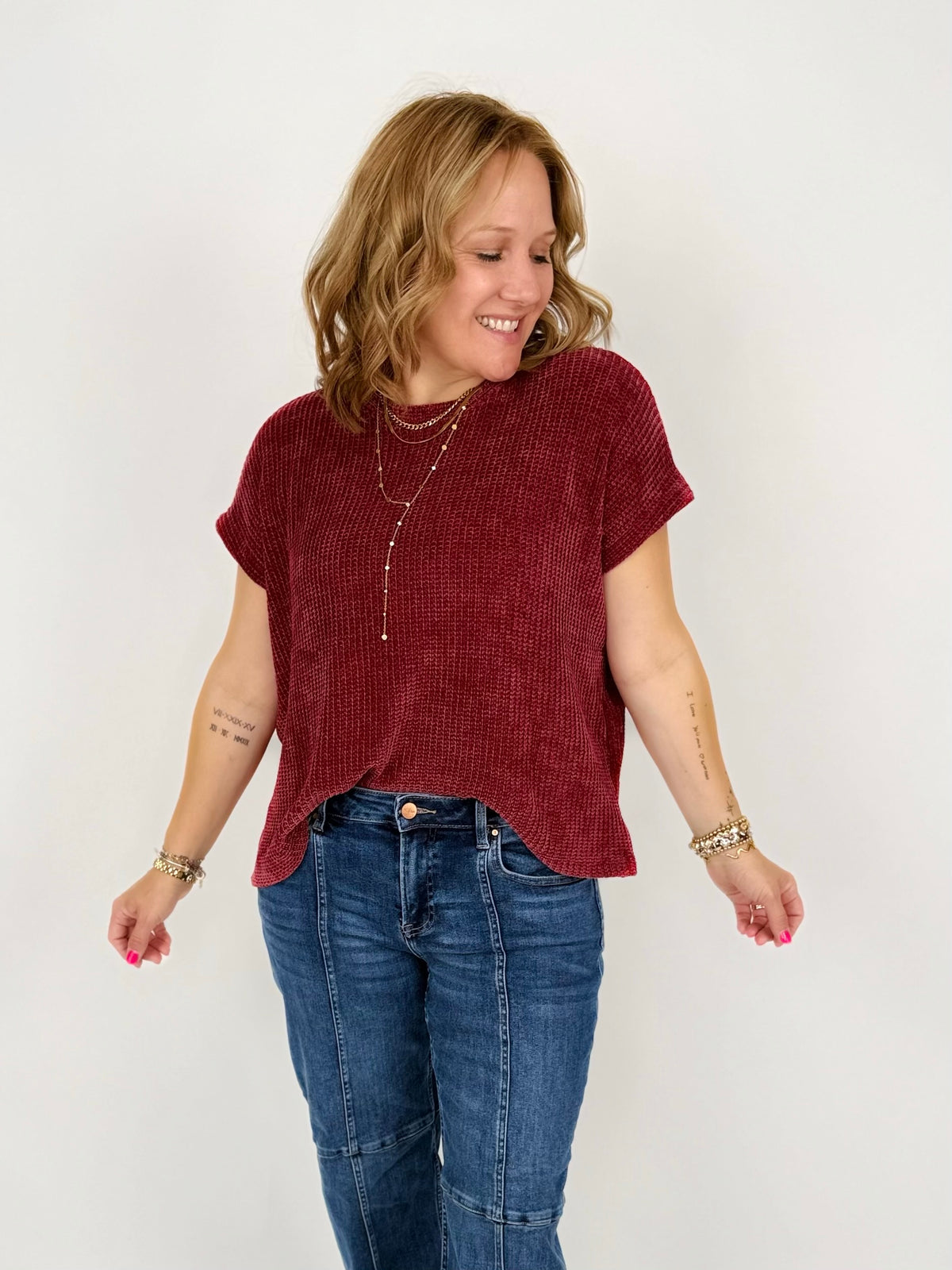 Luxe Touch Chenille Top - Multiple Colors! {S-3X}