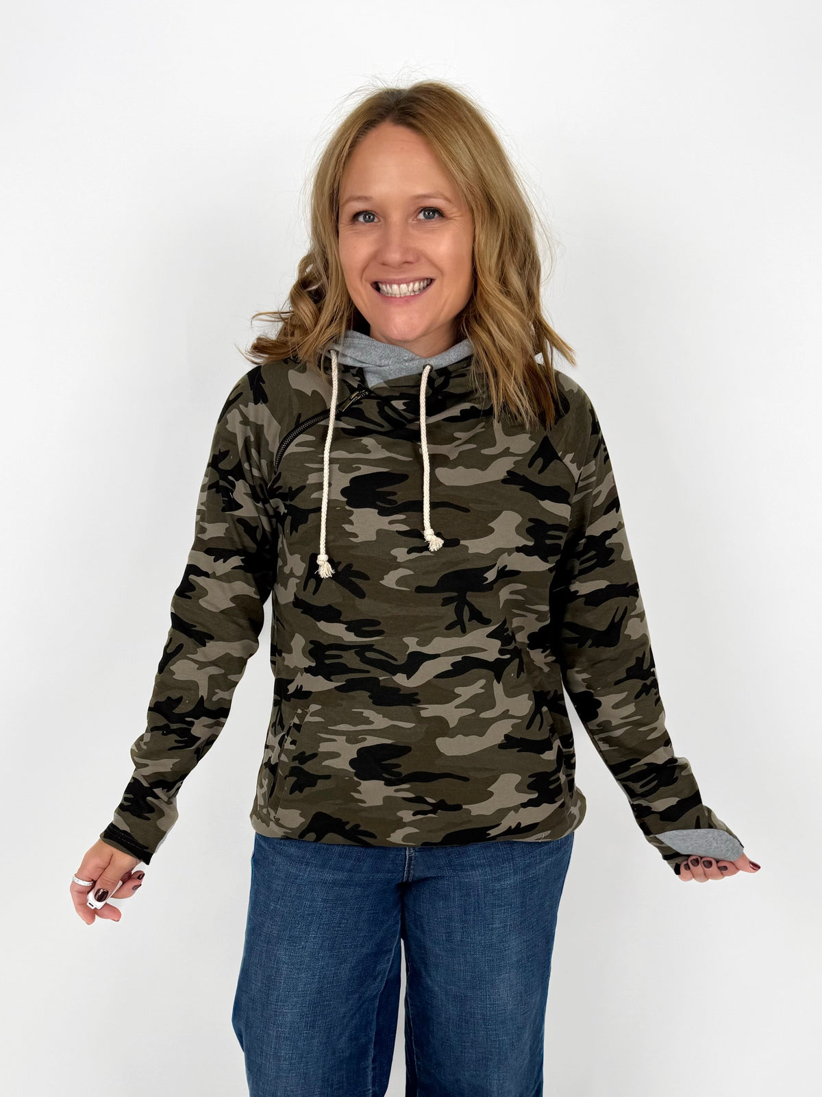 Ampersand DoubleHood Hoodie - Carry-On Camo {S-3X}