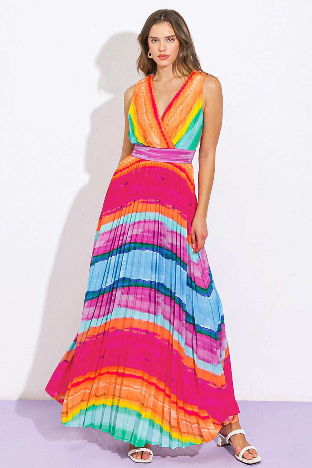 Radiant Rainbow Maxi Dress {S-L} - KaraMarie