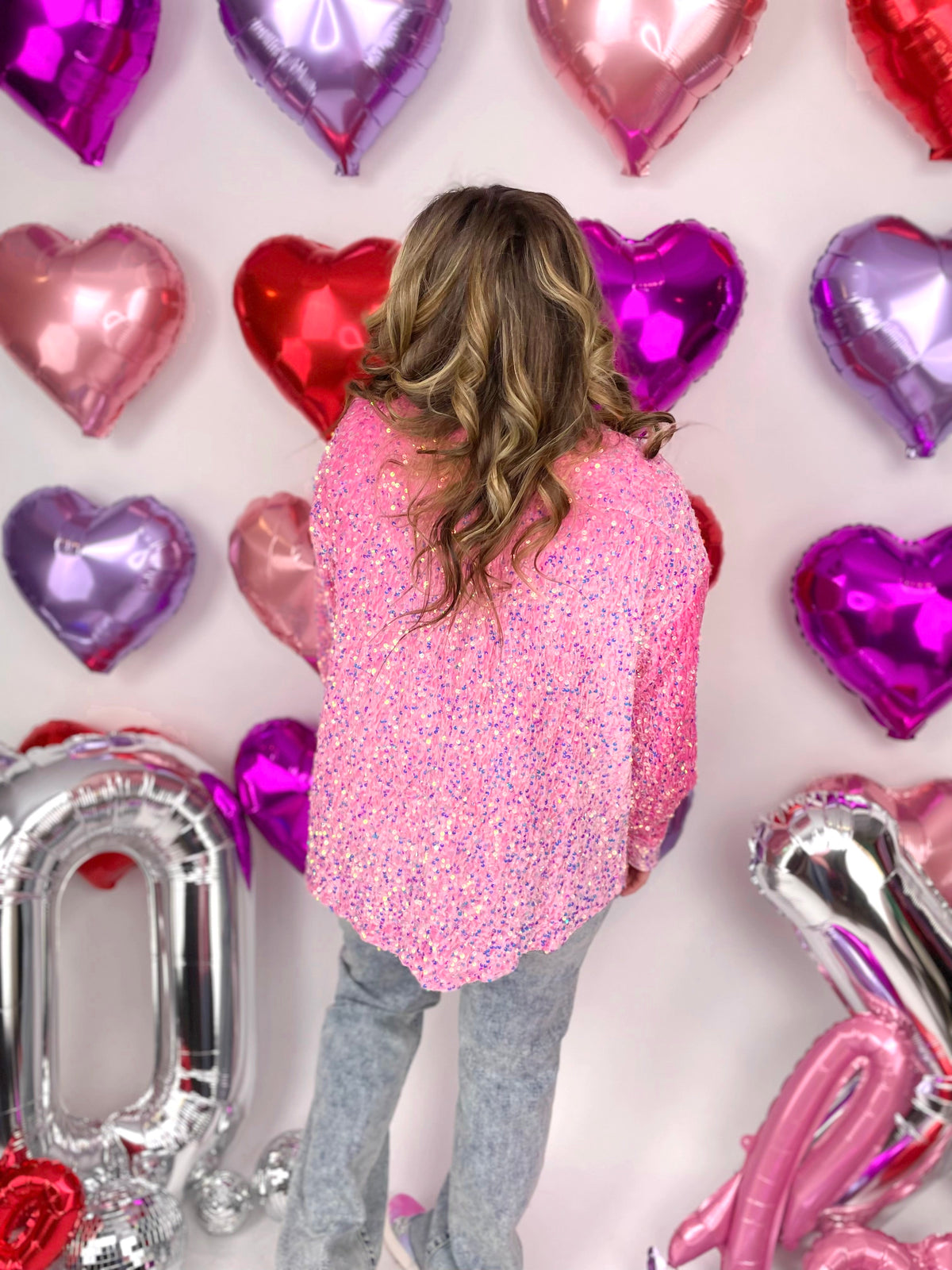 Burst Of Happiness Top in Pink {S-3X} - KaraMarie