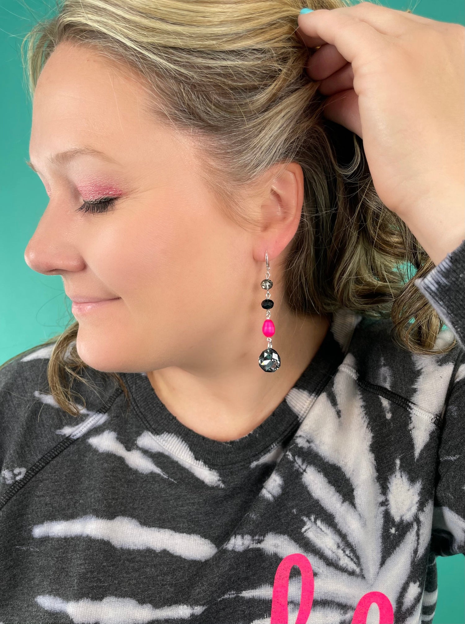 Pop of Pink Earrings
