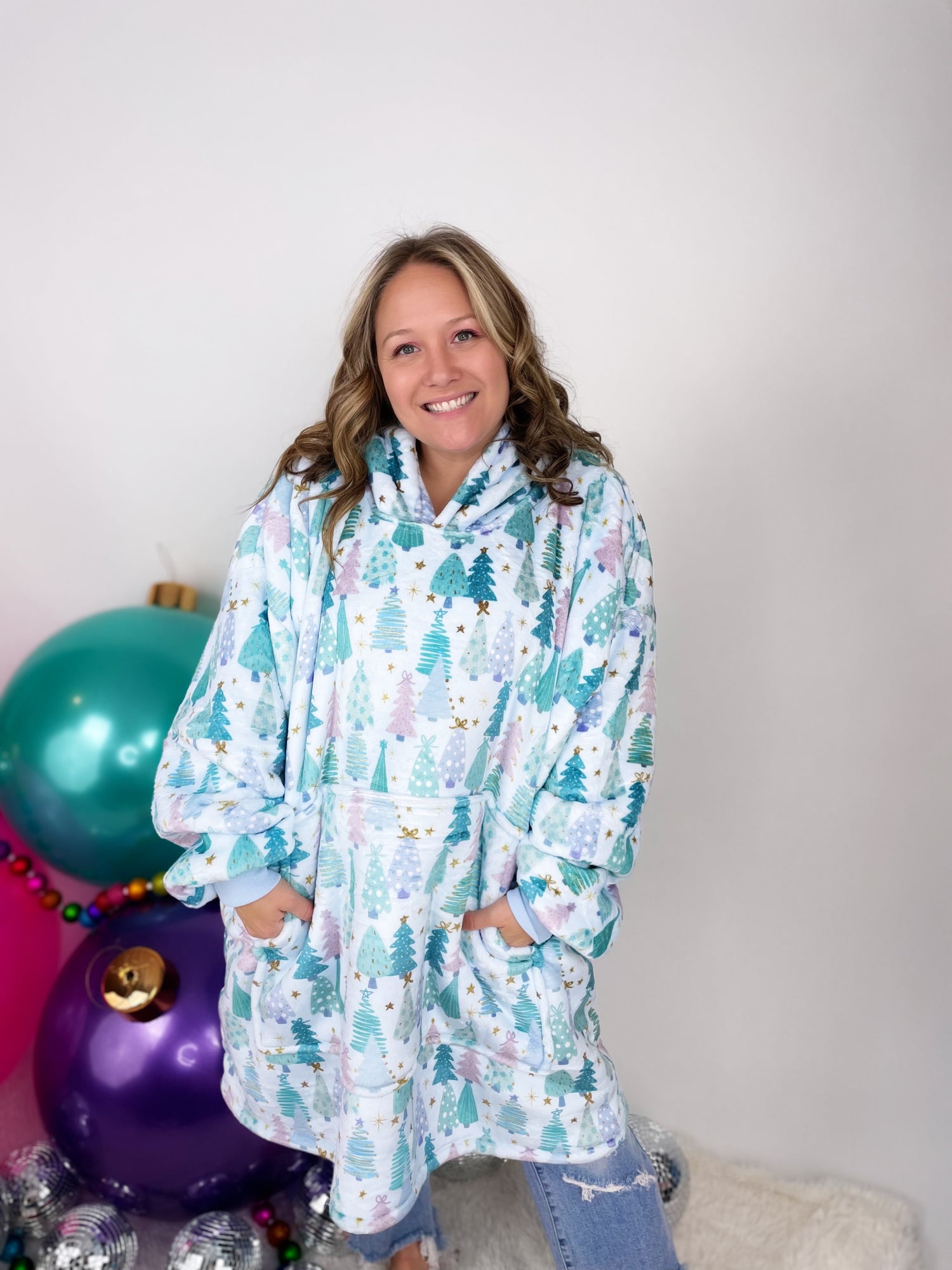 KMB Custom HOLIDAY Blanket Hoodies!! ADULT + KID SIZE {Multiple Prints!} - KaraMarie