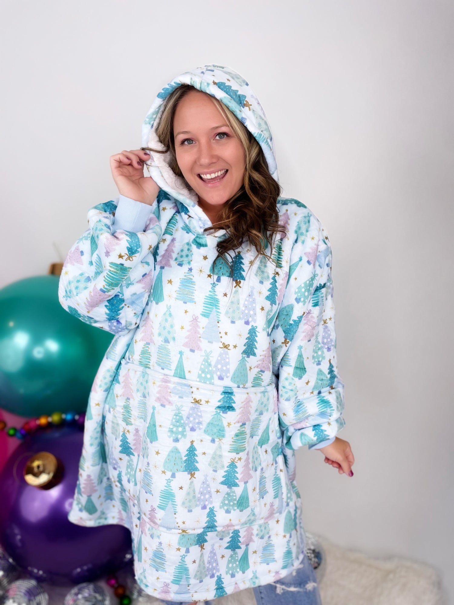 KMB Custom HOLIDAY Blanket Hoodies!! ADULT + KID SIZE {Multiple Prints!} - KaraMarie