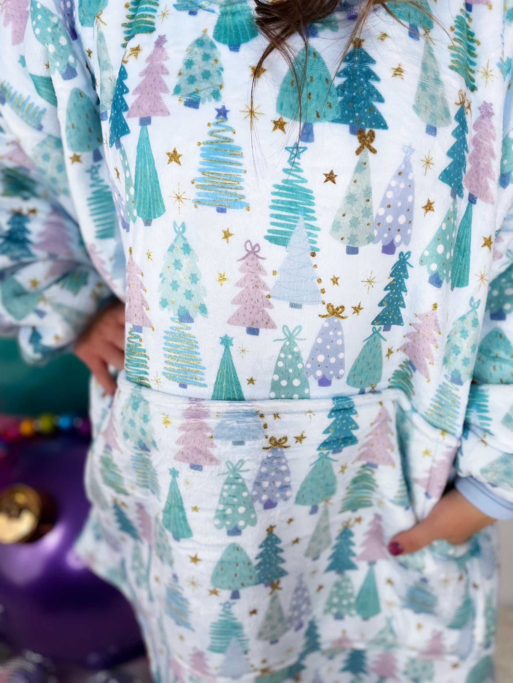 KMB Custom HOLIDAY Blanket Hoodies!! ADULT + KID SIZE {Multiple Prints!} - KaraMarie