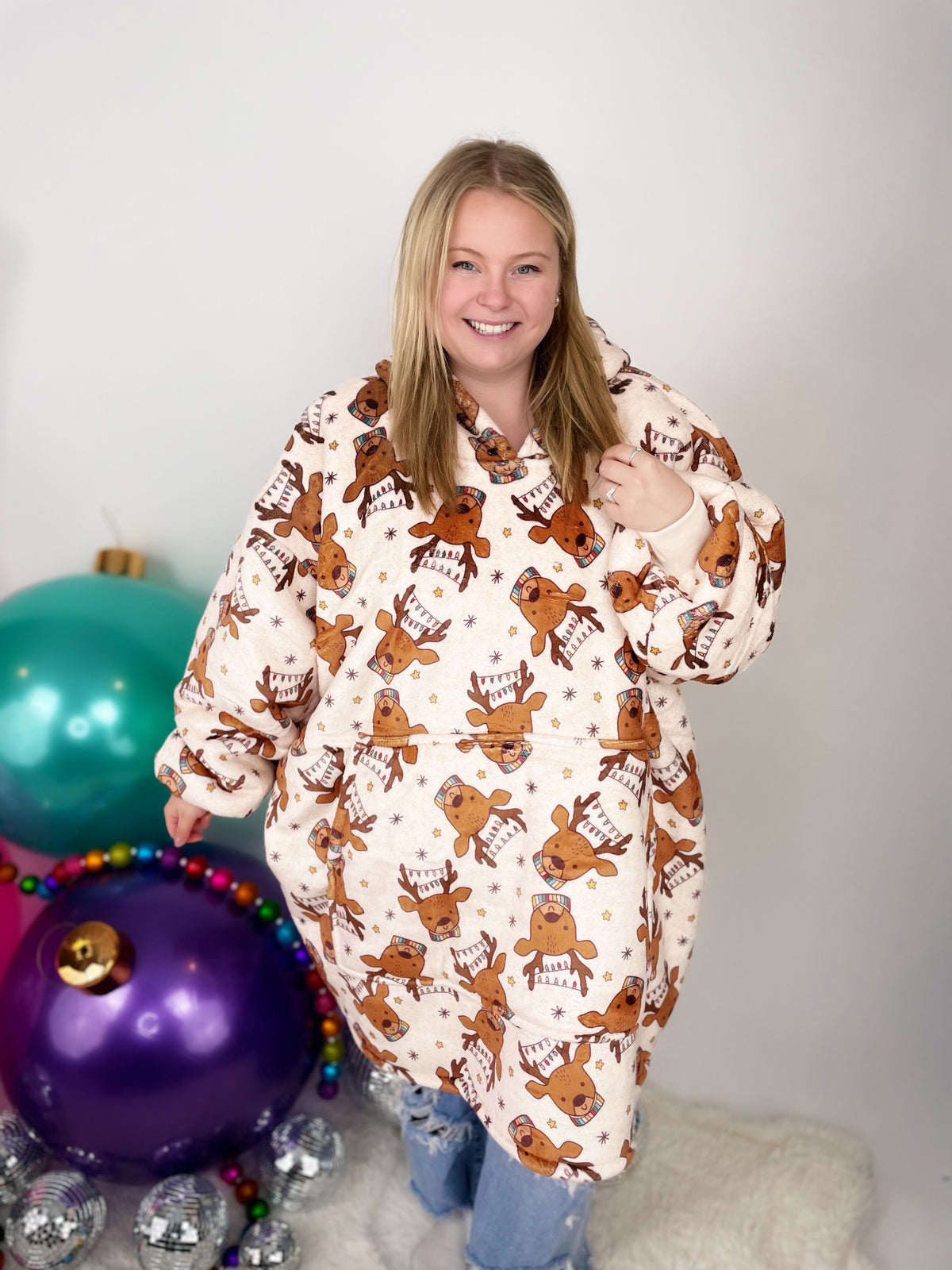 KMB Custom HOLIDAY Blanket Hoodies!! ADULT + KID SIZE {Multiple Prints!} - KaraMarie